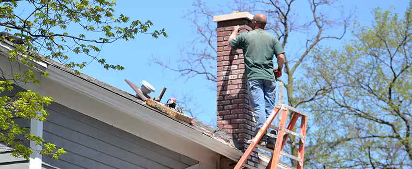 Vinyl and PVC Chimney Flashing Installation in Sartell, MN