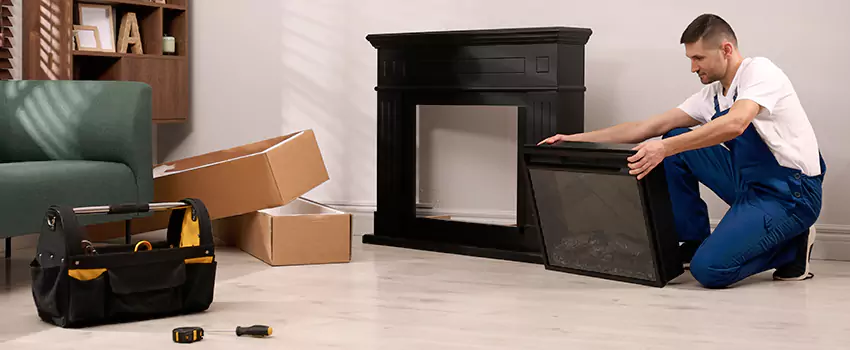 Old Rusted Metal Fireplace Repair And Replacement in Sartell, MN